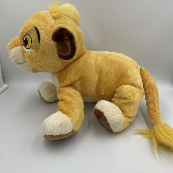 Disney Store Simba Plush - Young Cub - About 14” Long - Lion King, Y2K - Picture 2 of 5